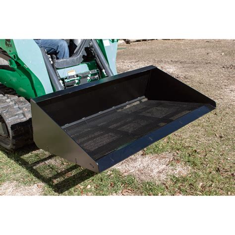 skid steer sifter bucket|dirt sifter for skid steer.